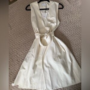 Vince  Wrap Waist Sleeveless Dress with pockets NWT